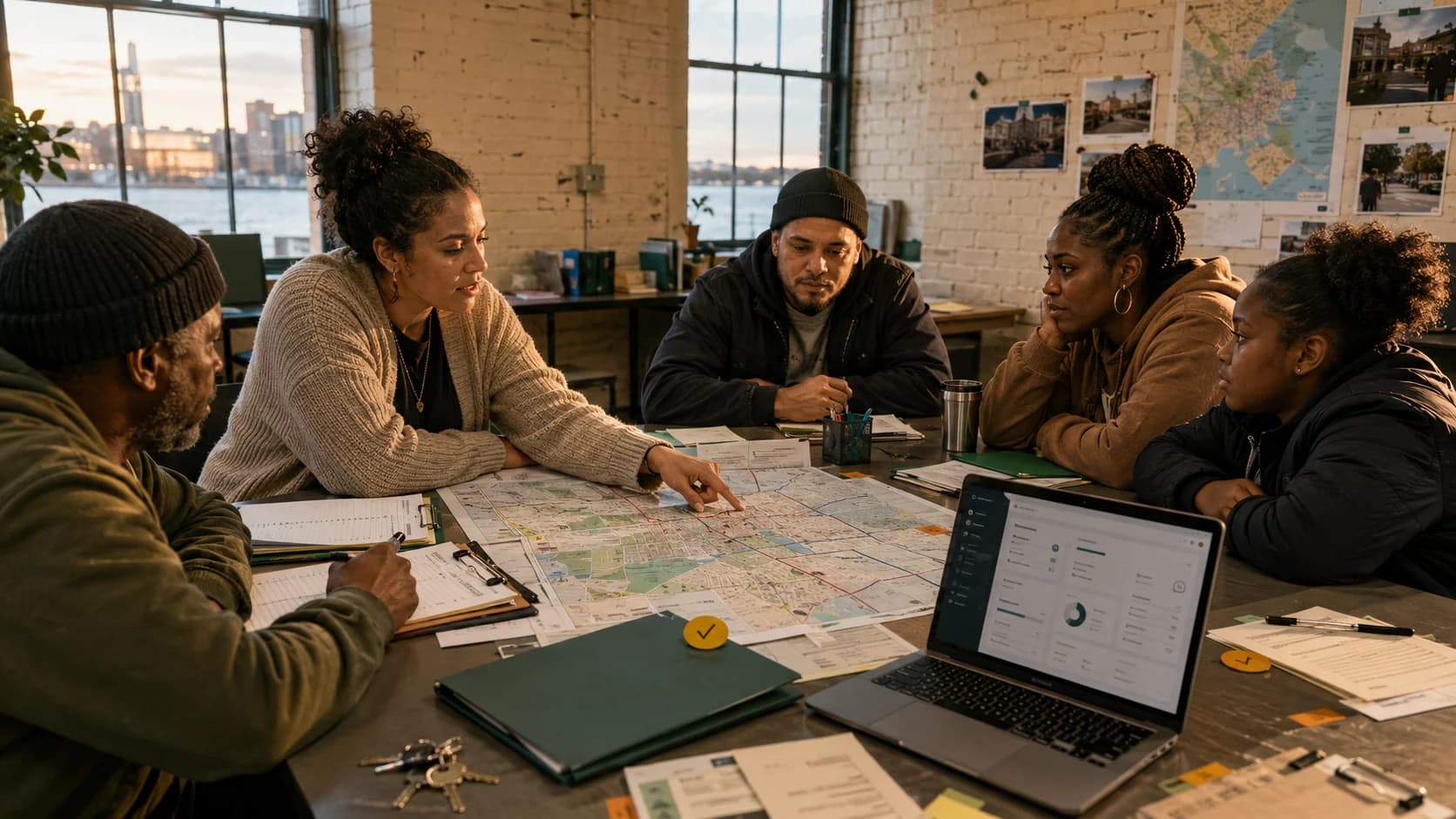 Coalition team coordinating reentry housing resources