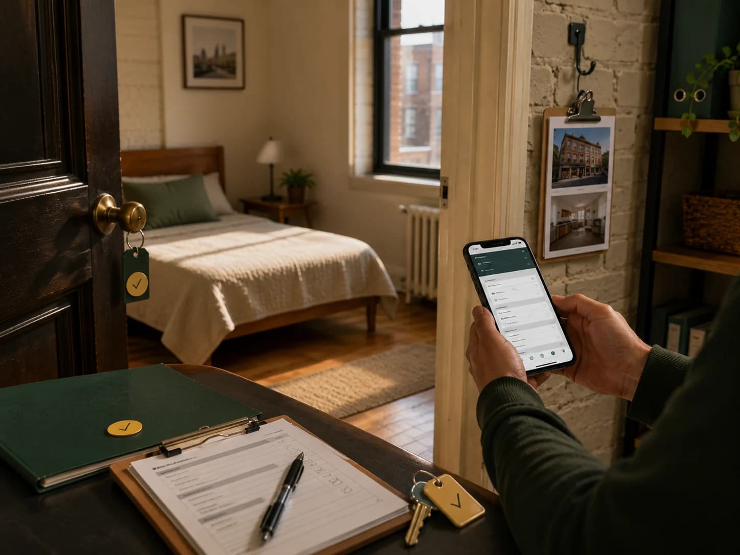 Provider listing a room in the housing network